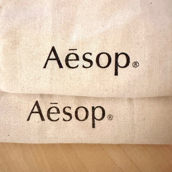 2 Aesop Drawstring Bags - Picture 4 of 4